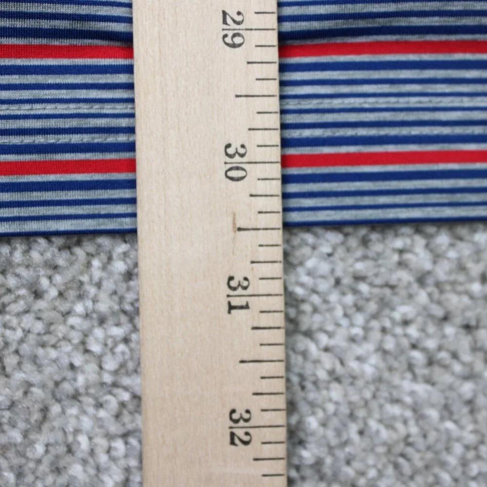 Vineyard Vines Performance Polo Shirt Mens Large Red/Blue Striped Stretch S/S - Picture 13 of 14